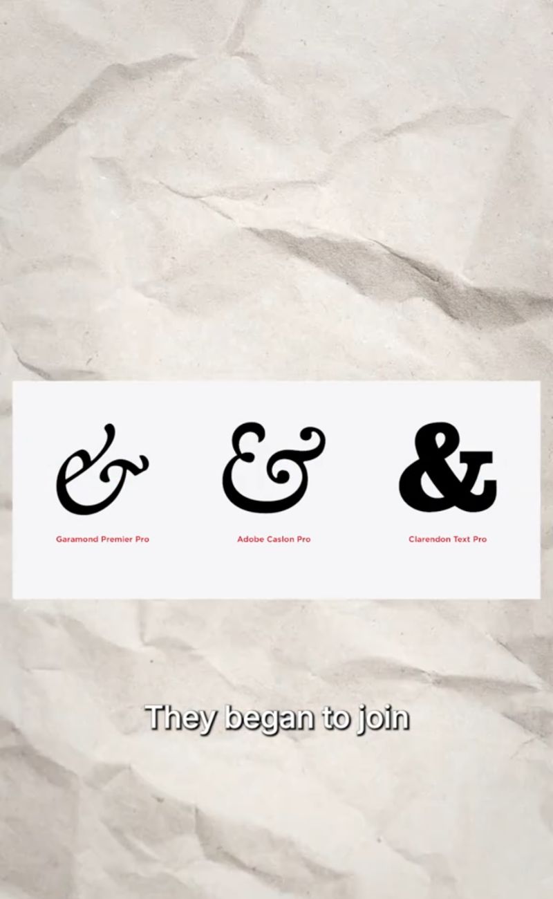 Il simbolo & è la resa grafica della congiunzione "et"