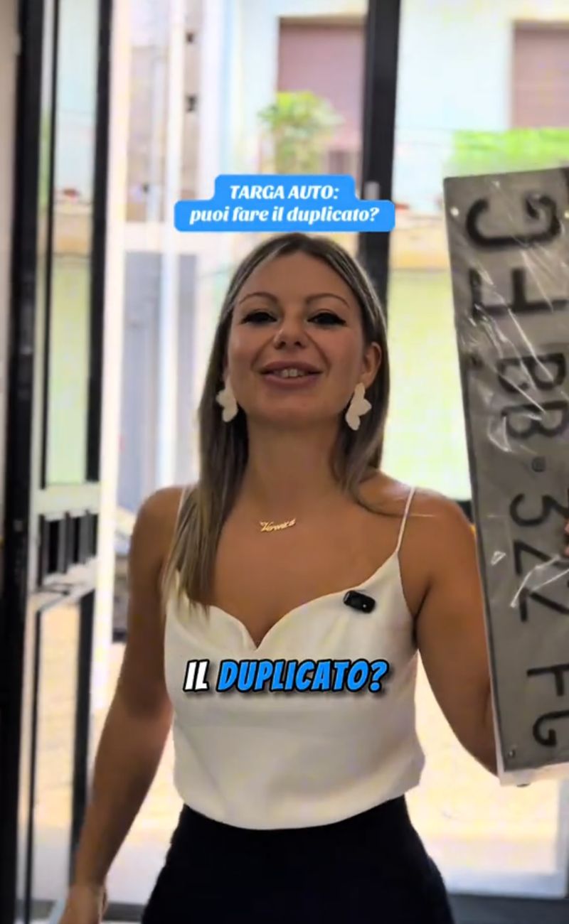 Il duplicato delle targhe rovinate non esiste: bisogna chiederne una nuova.