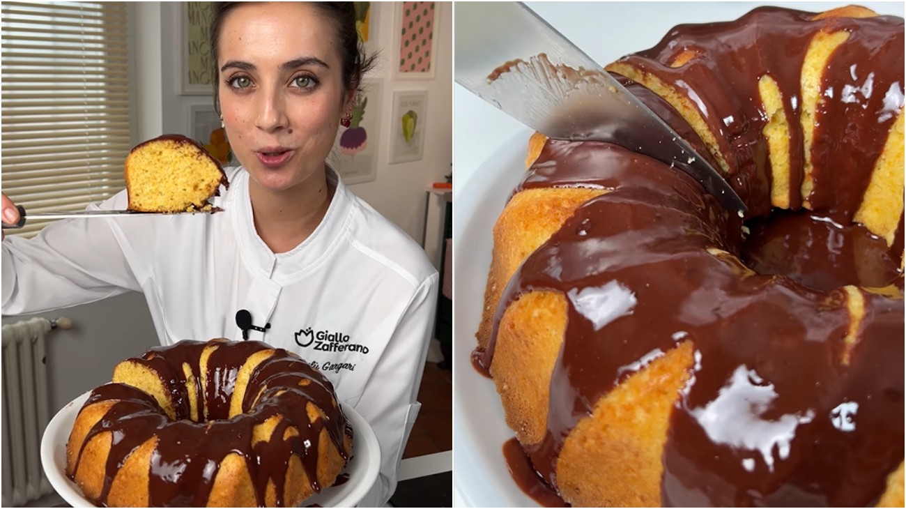 Ciambella zucca e cioccolato