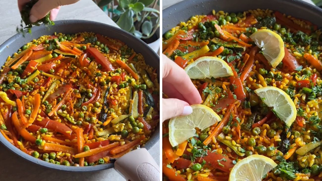 paella di verdure