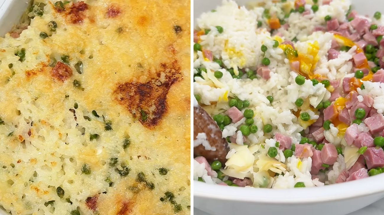 Riso al forno in bianco