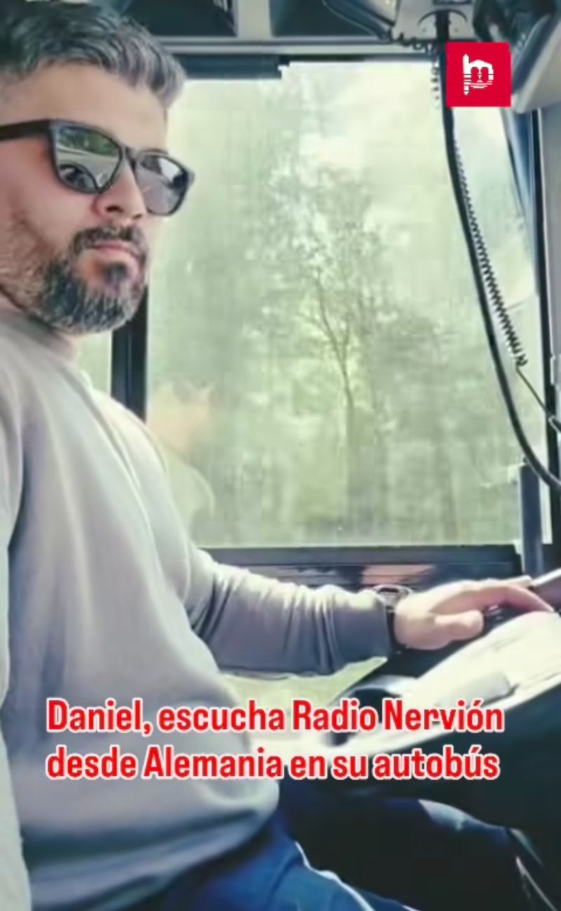 Daniel ha mandato un contributo alla radio spagnola 'Radio Nervion' dalla Germania, dove lavora come autista di autobus.