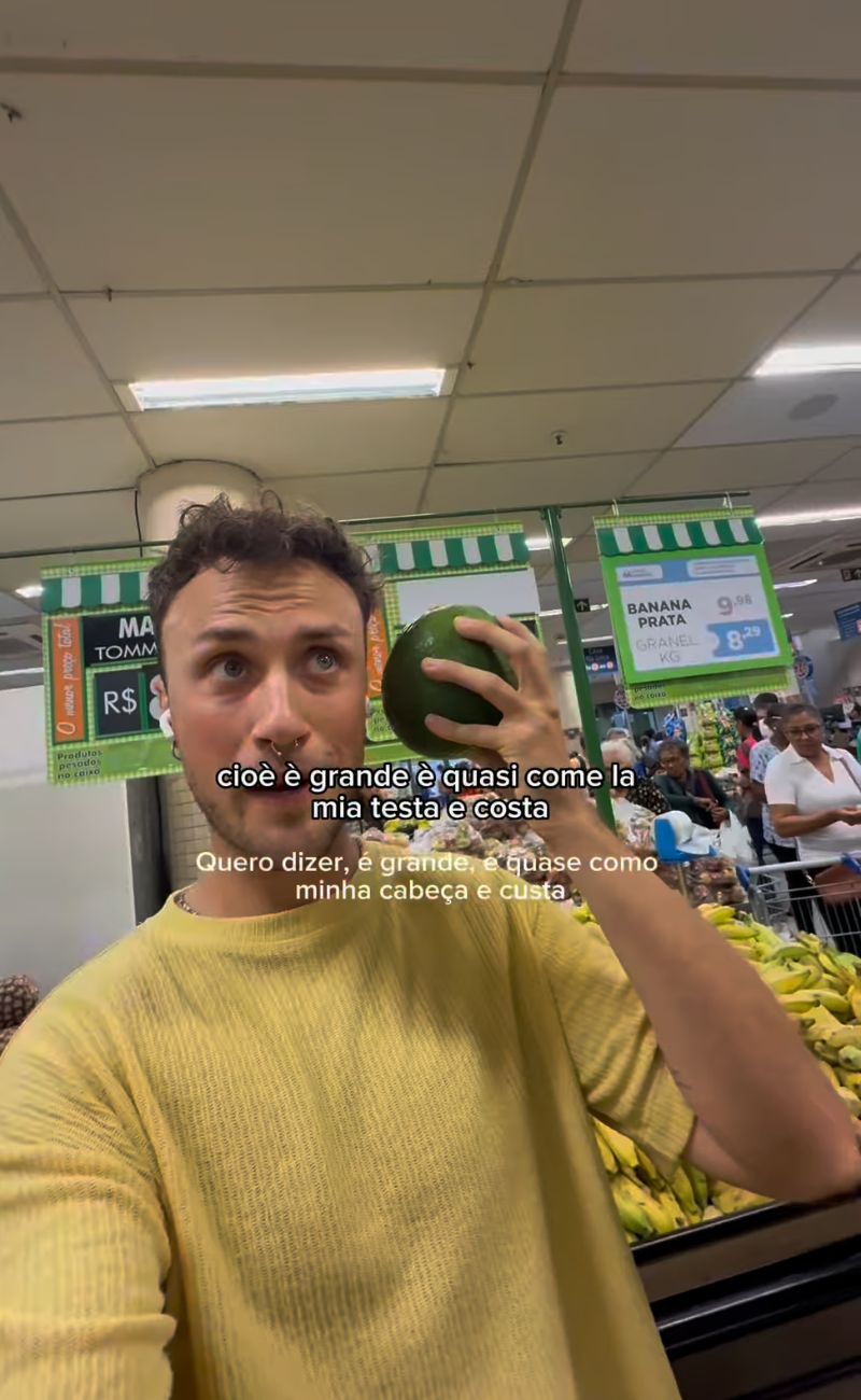 Le dimensioni medie degli avocado in Brasile sono maggiori rispetto a quelli italiani