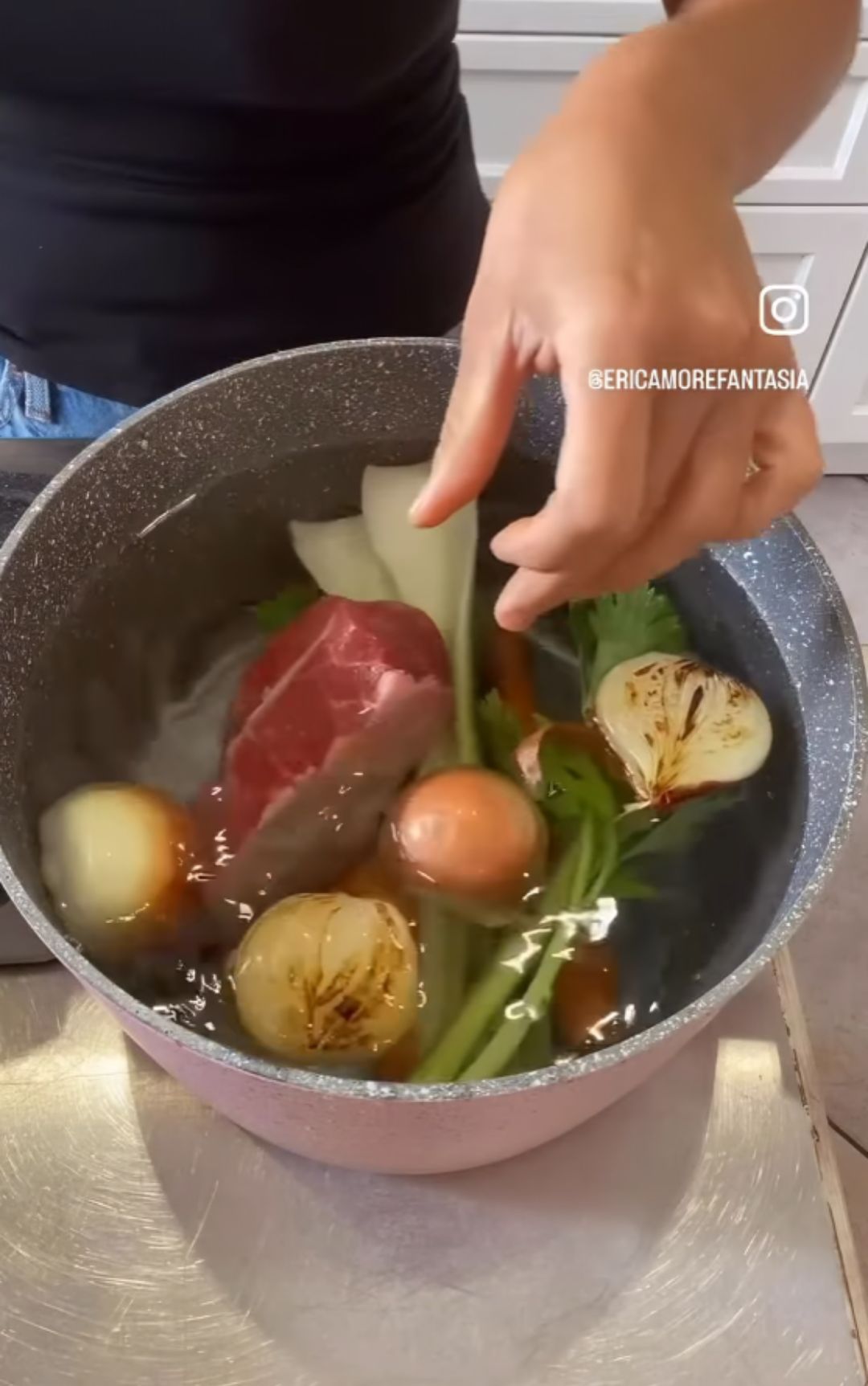 brodo dell'ex vincitrice di masterchef