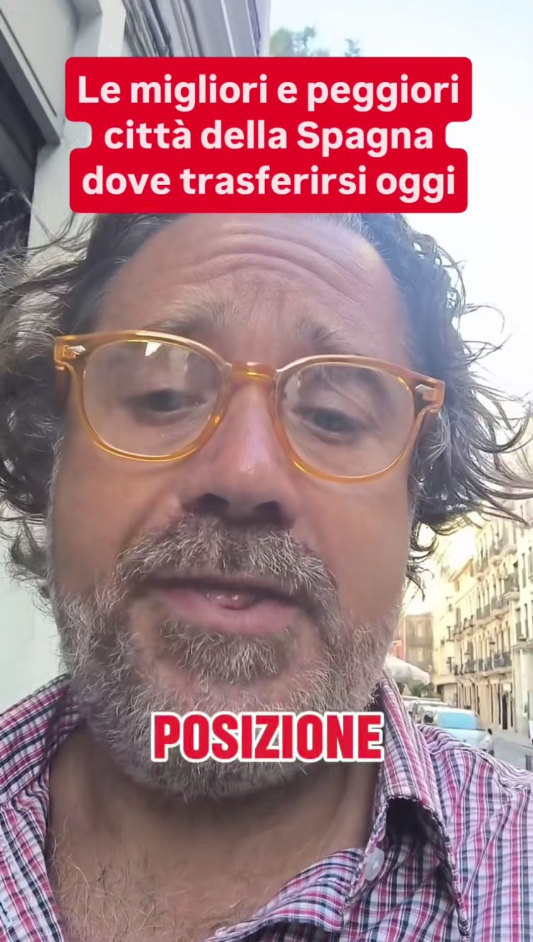 Il content creator ha elencato le città migliori e peggiori dove trasferirsi in Spagna a fine 2025.