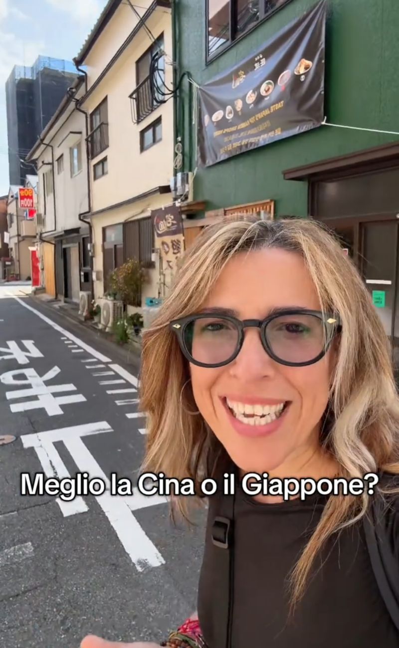 L'esperta di viaggi ha parlato delle differenze tra Cina e Giappone