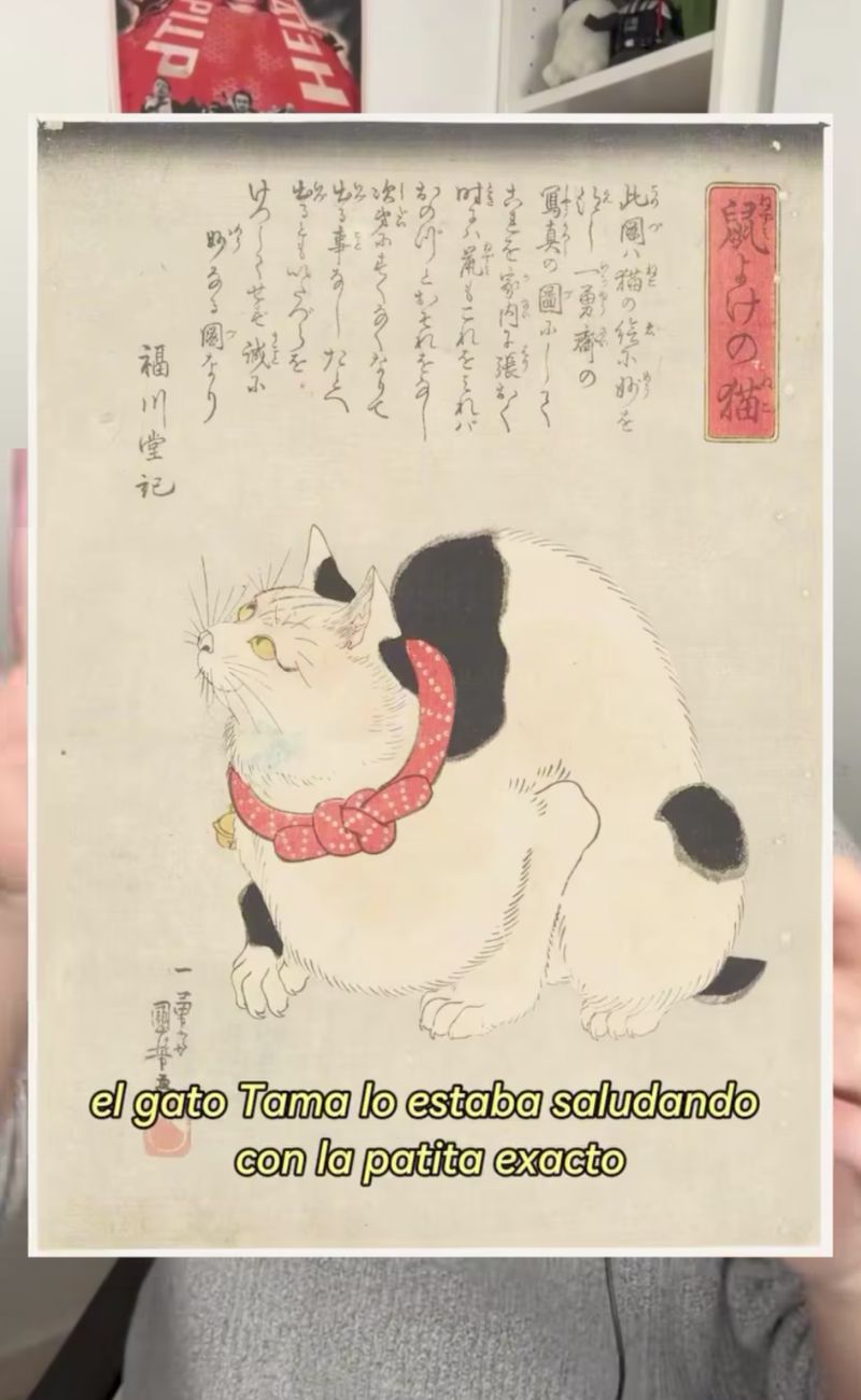 Manu Rojo ha raccontato la vera storia del 'gatto della fortuna' che non è cinese.