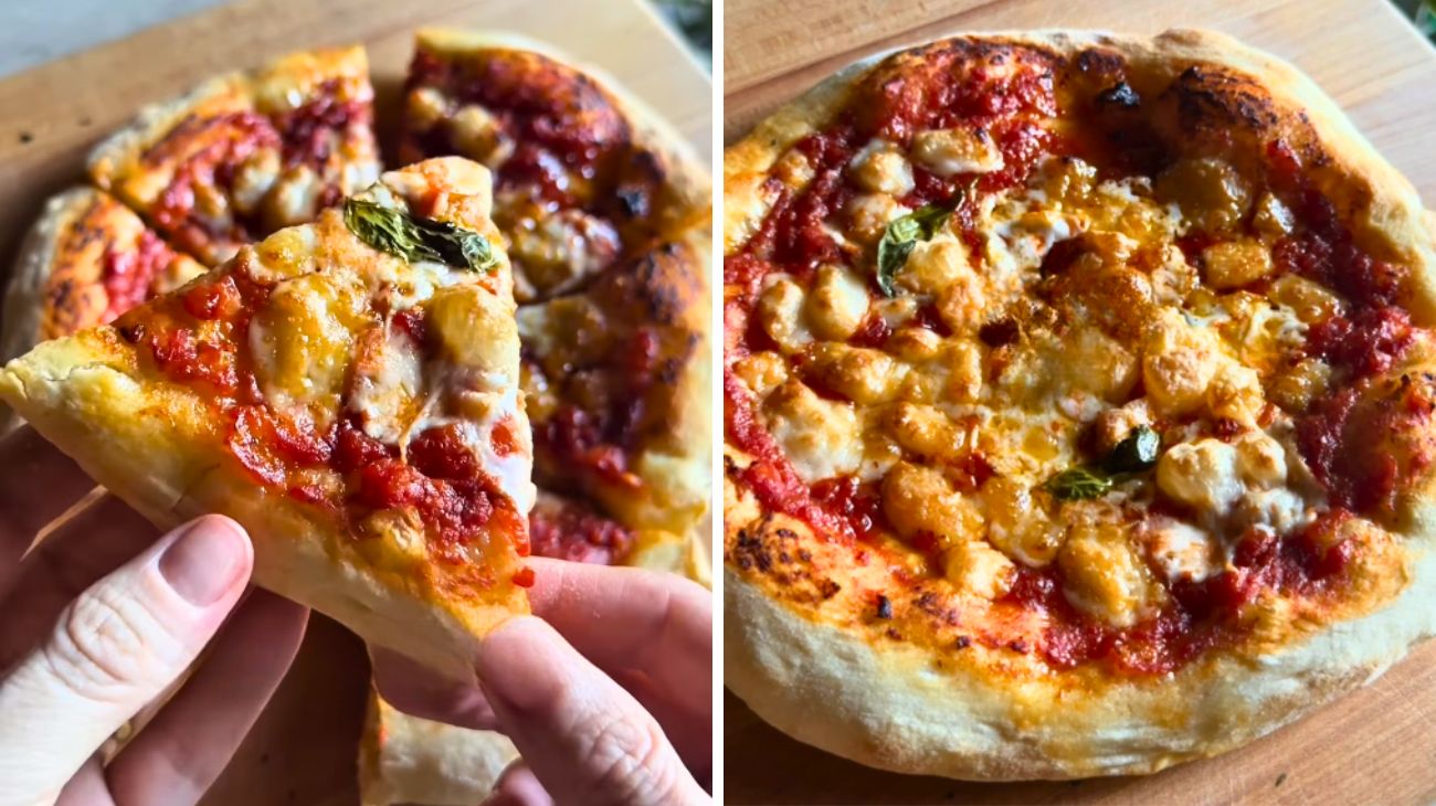 pizza in friggitrice ad aria