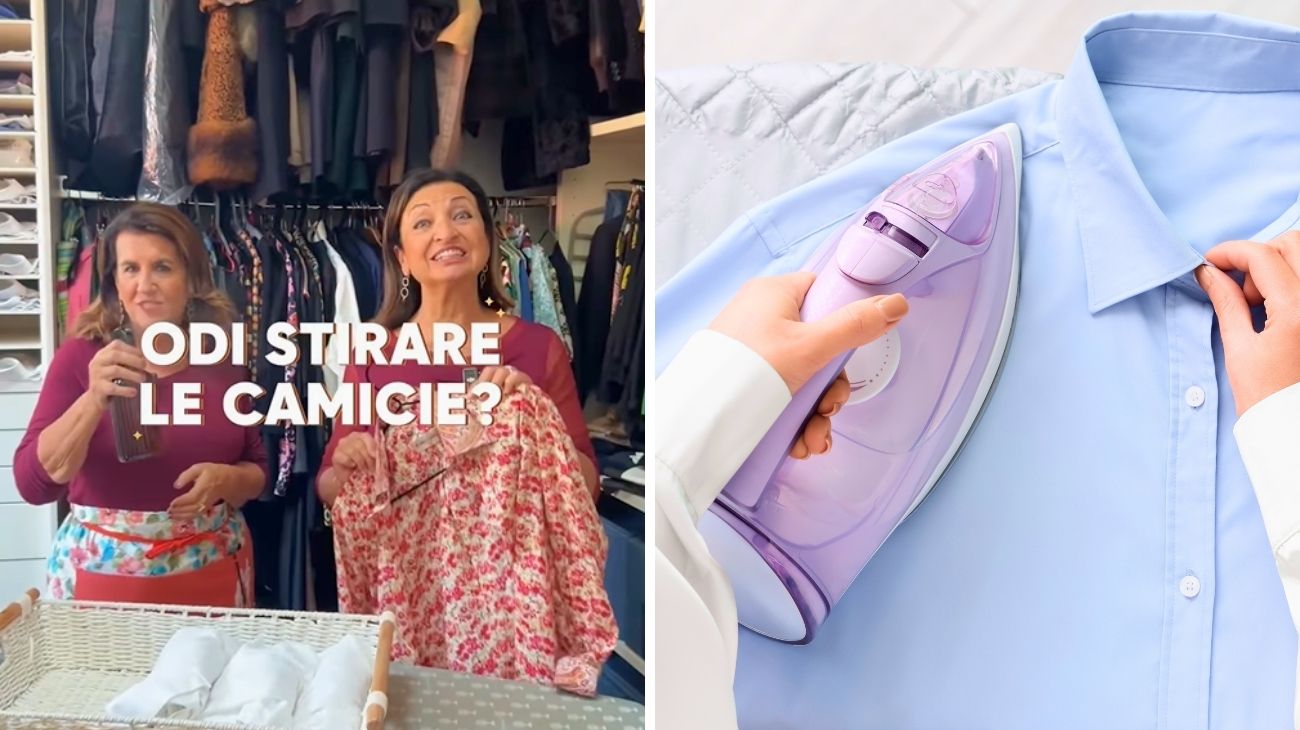 stirare le camicie