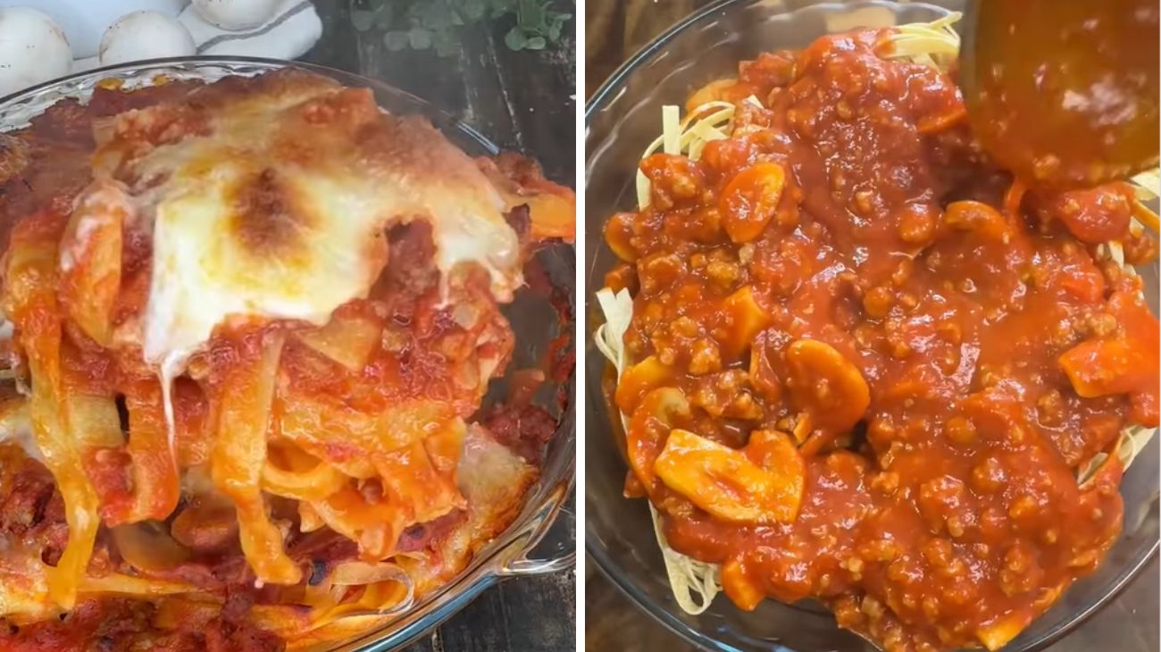 tagliatelle al forno