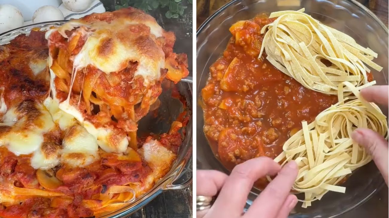 tagliatelle al forno