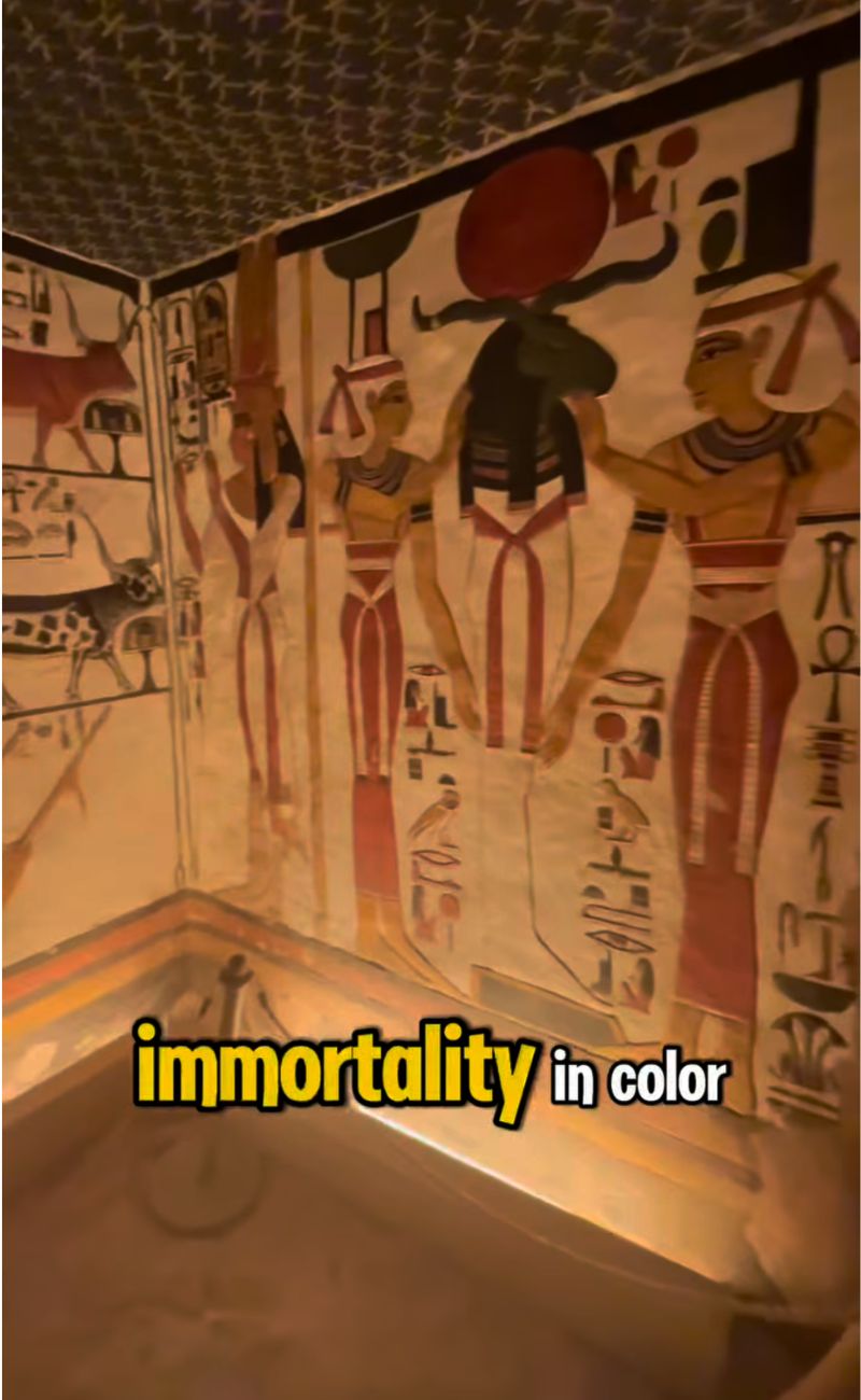 Gli interni della Tomba di Nefertari