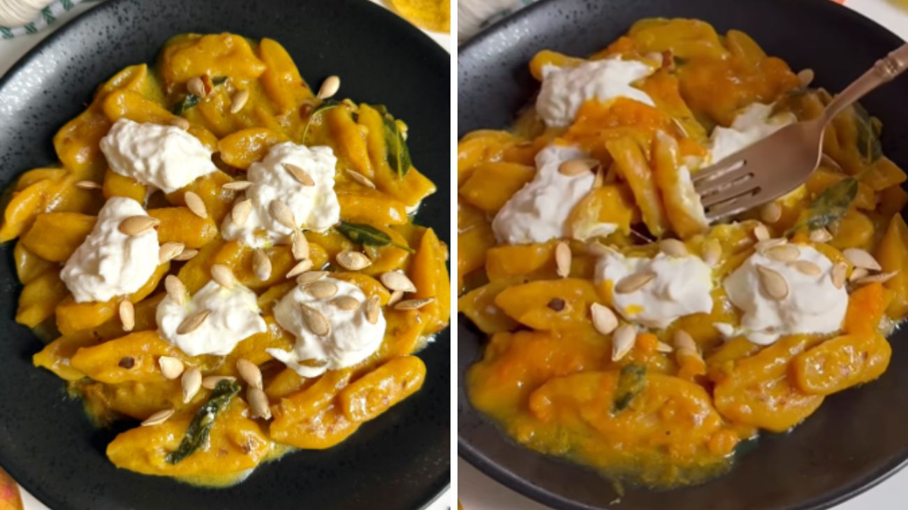 Pasta fatta in casa alla zucca