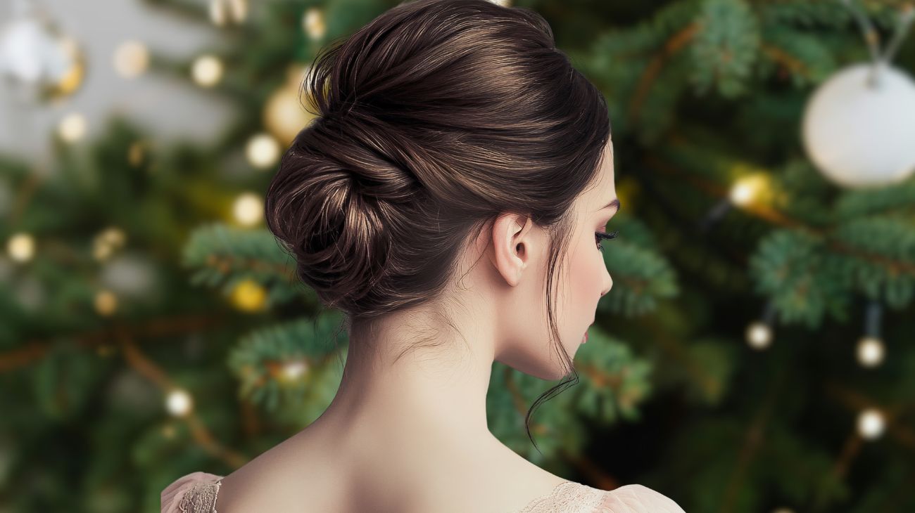 chignon basso natale