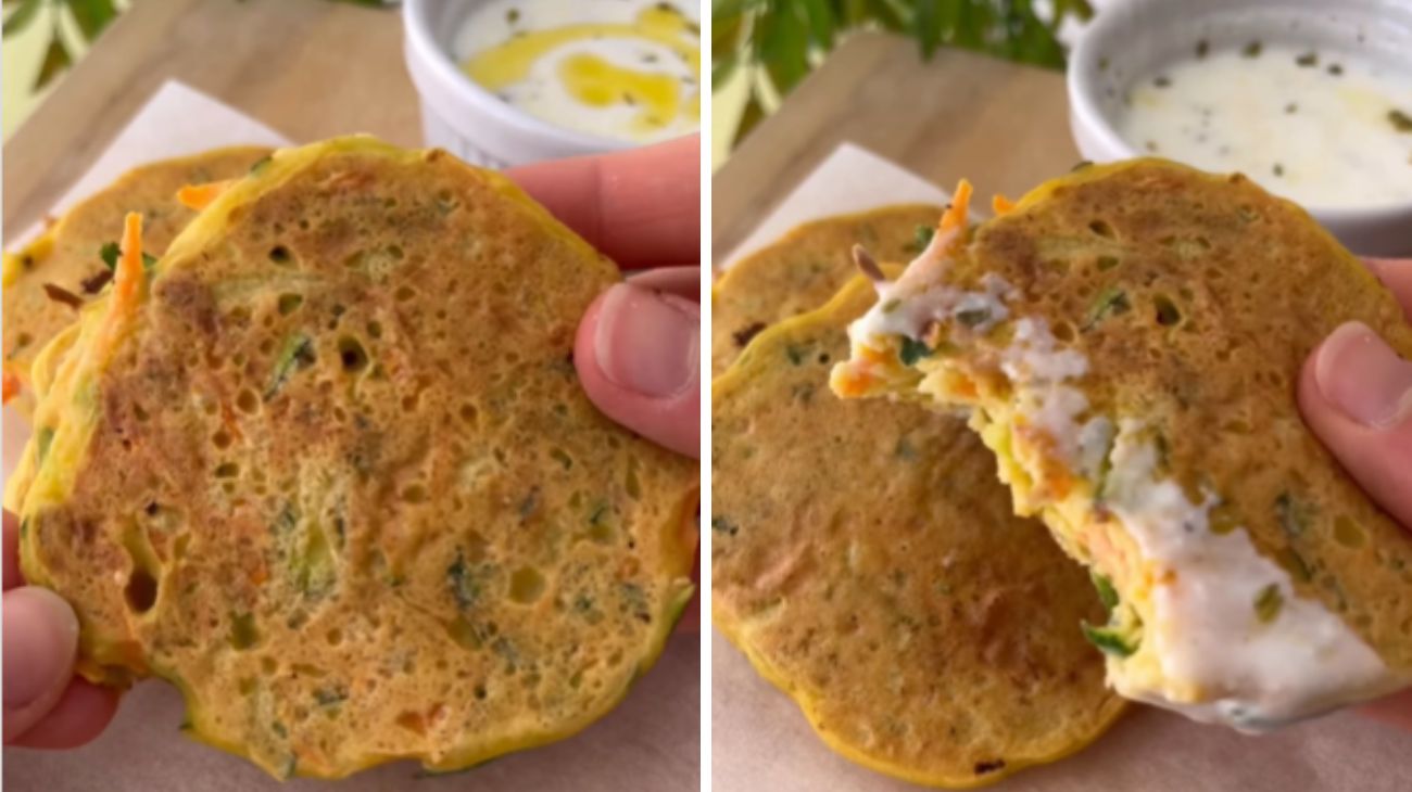 frittelle di ceci e verdure