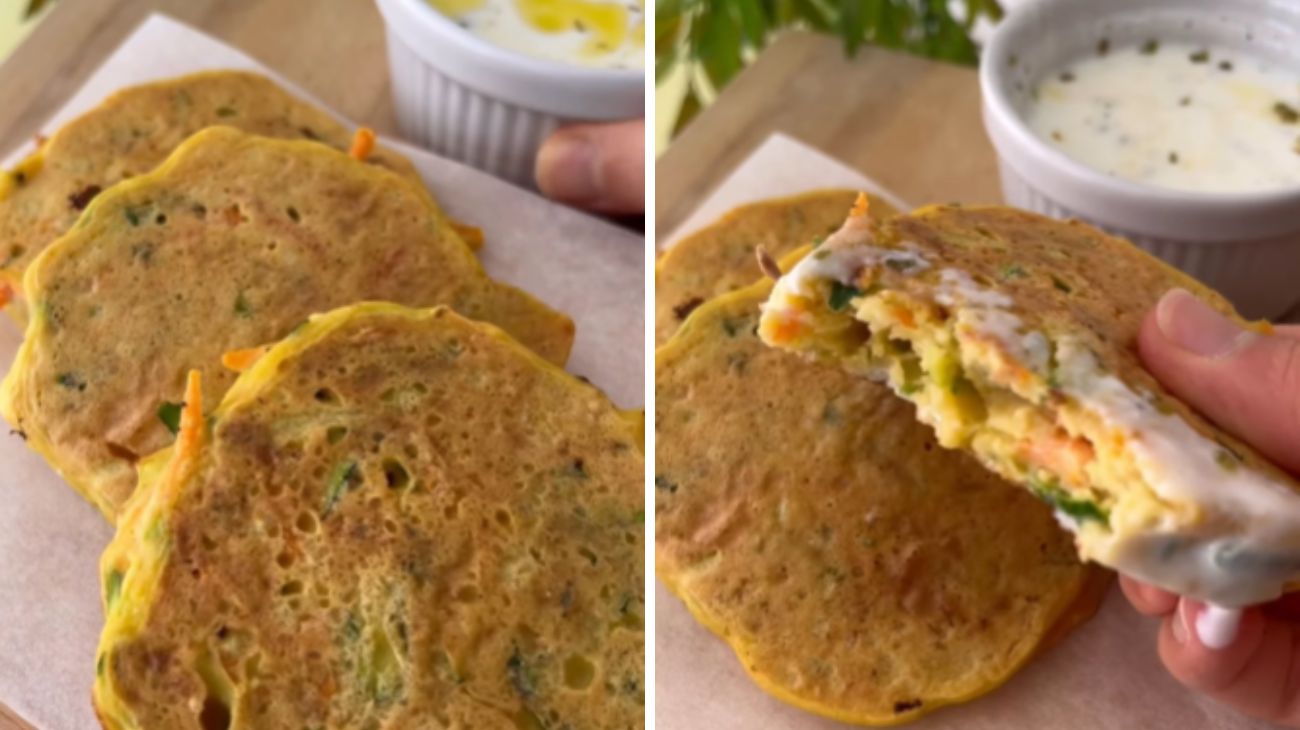 frittelle di ceci e verdure