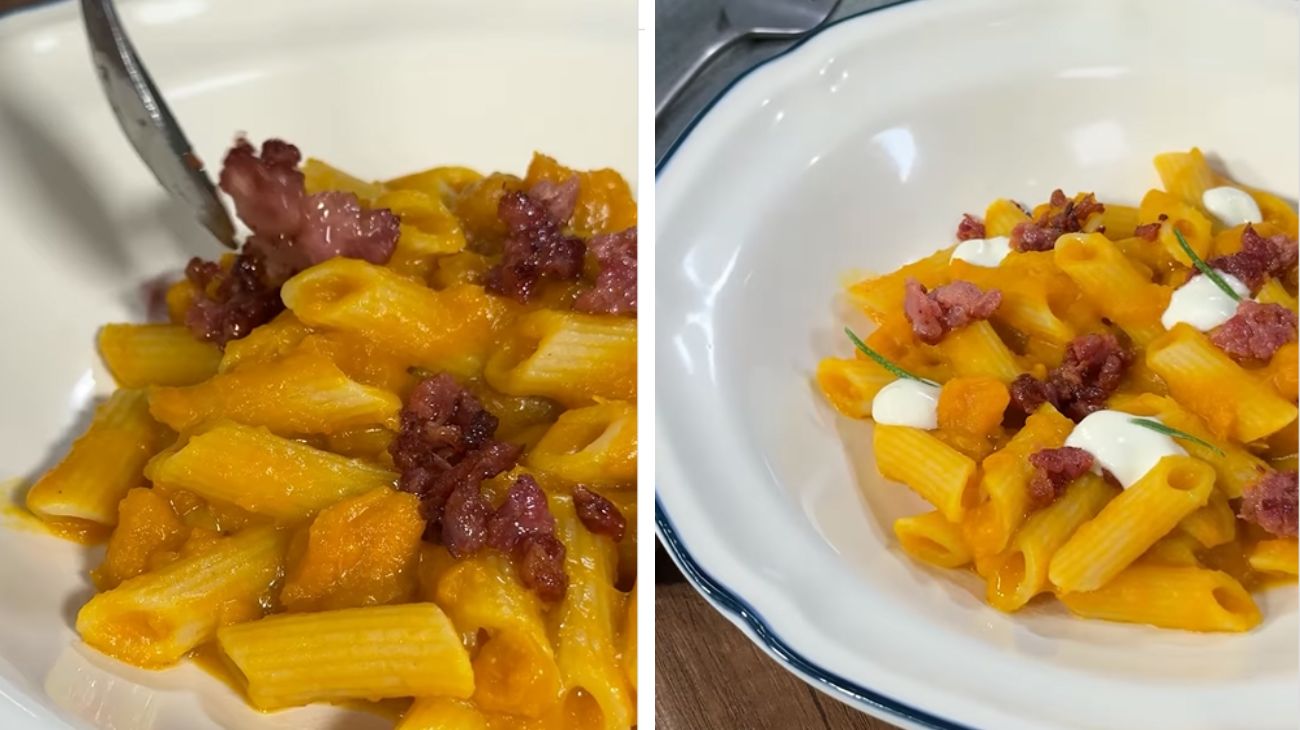 pasta con zucca