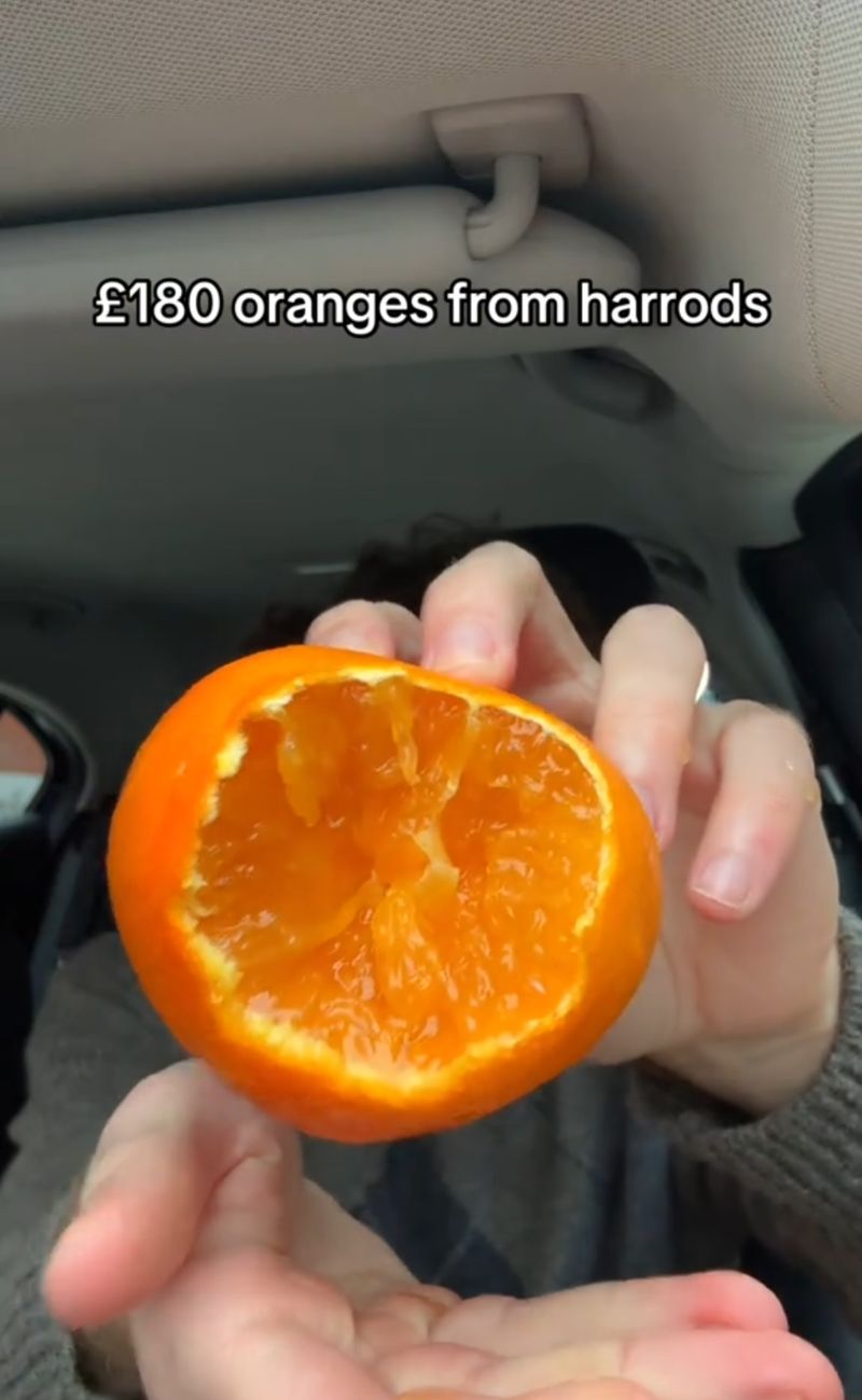 La polpa di un'arancia da 17€ circa