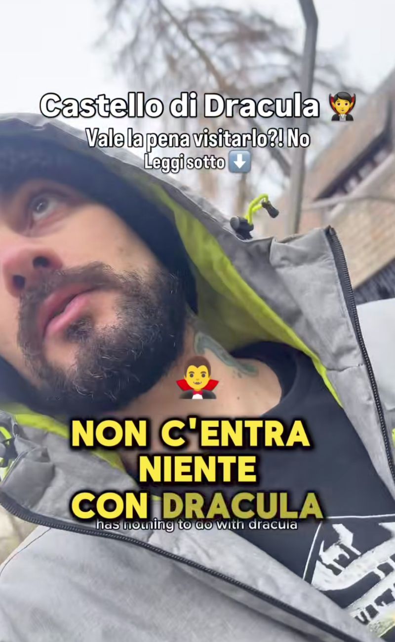 Secondo Bandera, il Castello di Dracula è una "delusione"