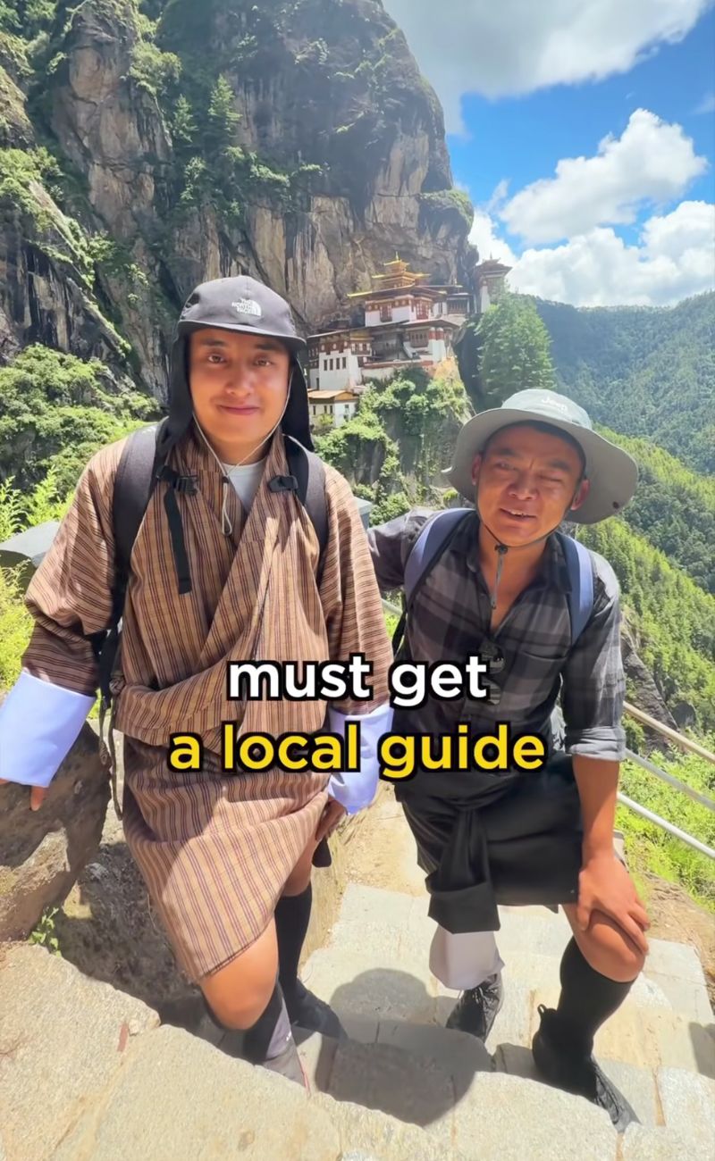 Chi visita il Bhutan è costretto a pagare una guida turistica