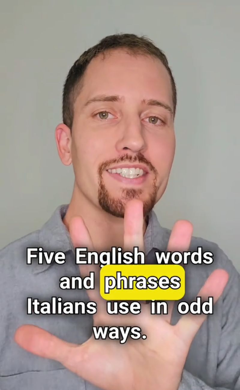Il content creator americano residente in Italia, @milanocaliforniano, ha elencato 5 parole che da madrelingua trova "strane".