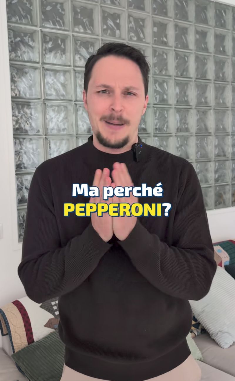 L'insegnante di inglese ha spiegato perché nella sua lingua la 'Diavola' si chiama 'Pepperoni'