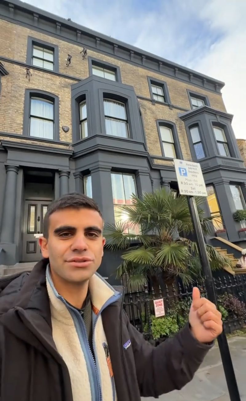 Una delle 'nuove' case nere di Notting Hill