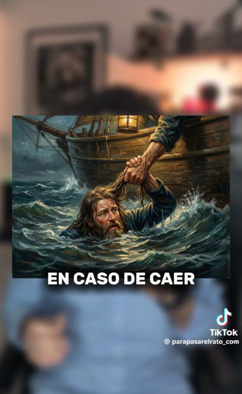 "Salvarsi per un pelo" deriva da un'espressione spagnola del XIX in ambito marinaresco. Credits: @parapasarelrato_com