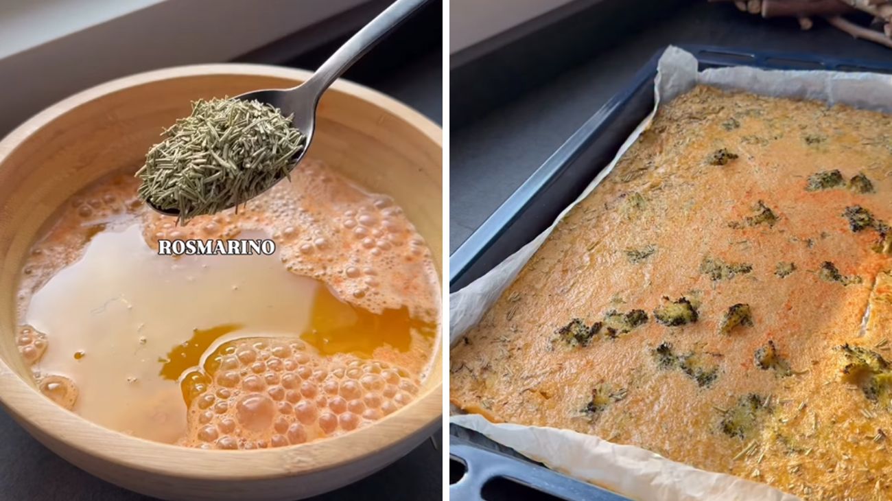 schiacciata di lenticchie rosse