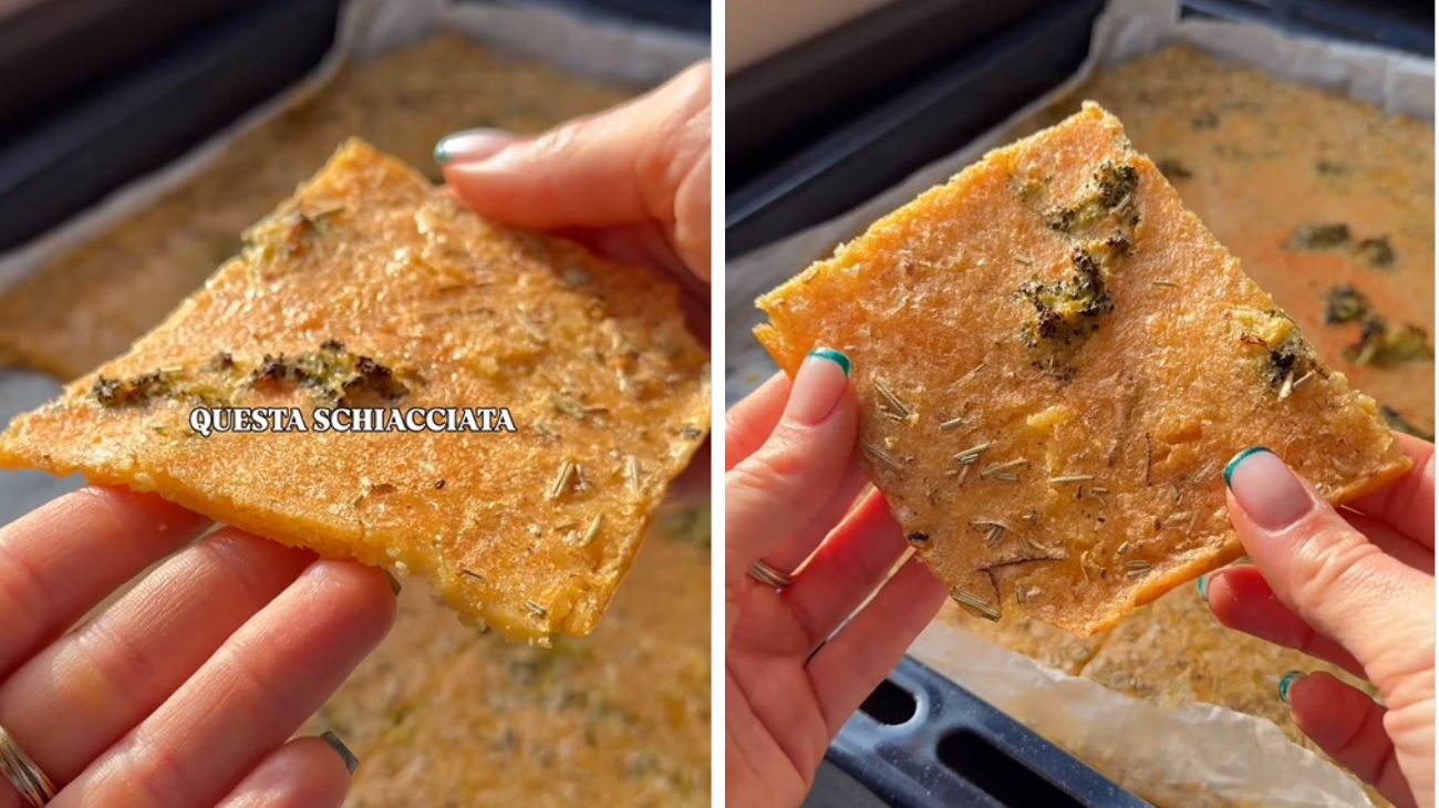 schiacciata di lenticchie rosse