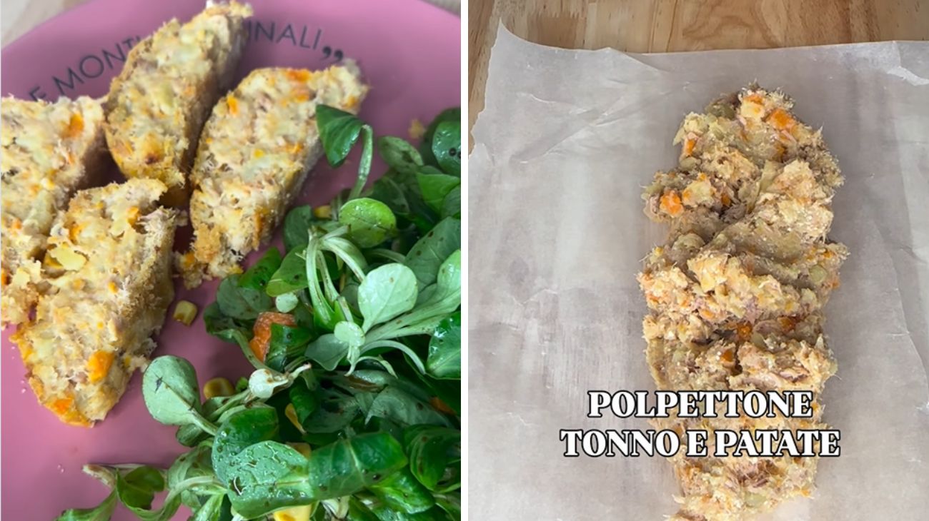 Polpettone patate e tonno