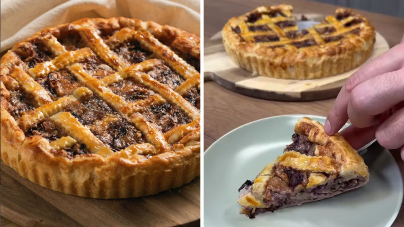 Torta salata radicchio