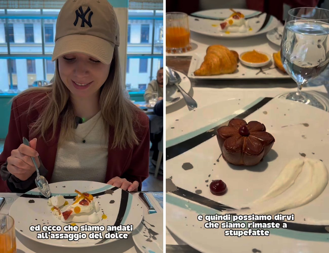 I due dolci presi dalle content creator da Tiffany - forumagricolturasociale.it