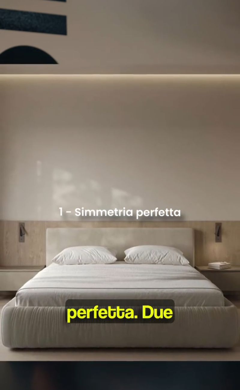 La simmetria è di vitale importanza per le stanze d'albergo di fascia medio-alta e alta.