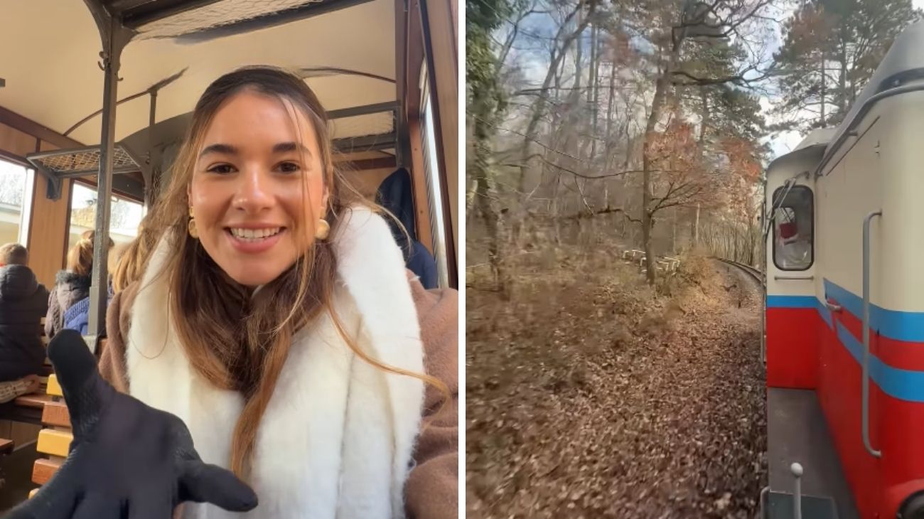 il treno con bambini