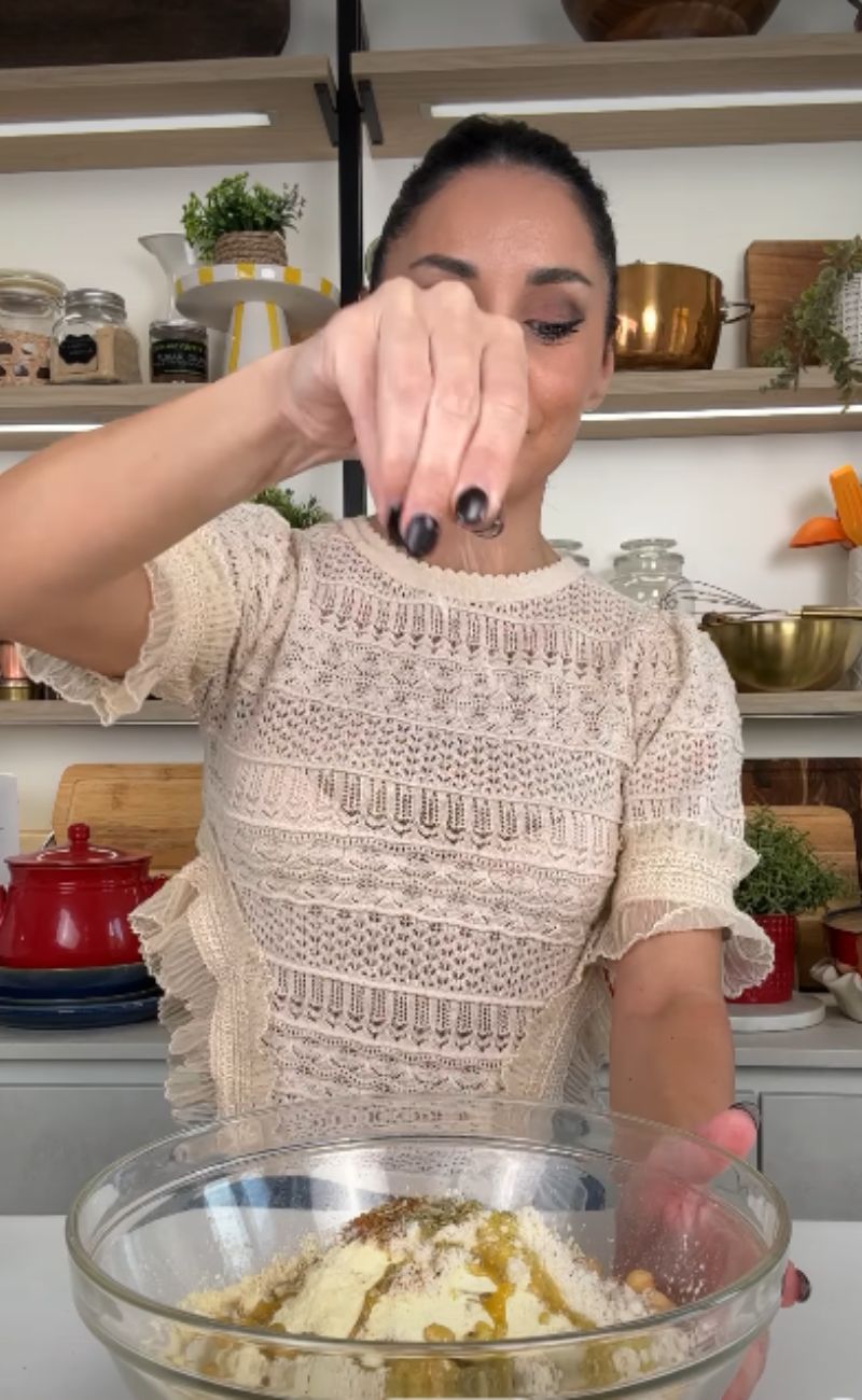 Polpette ceci e cavolfiore