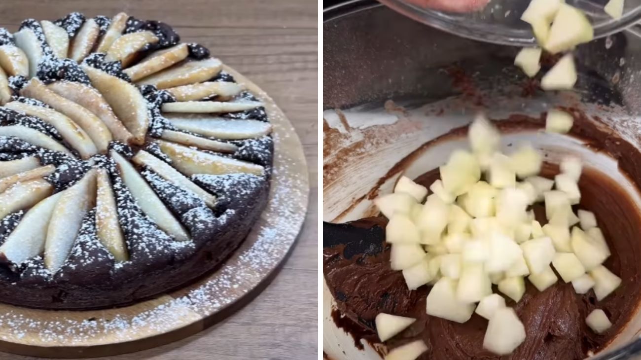 torta pere e cioccolato