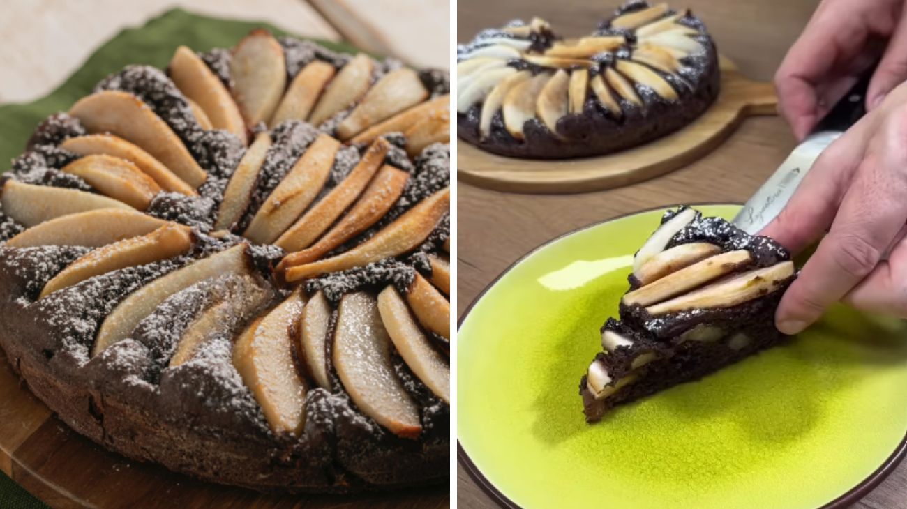 torta pere e cioccolato