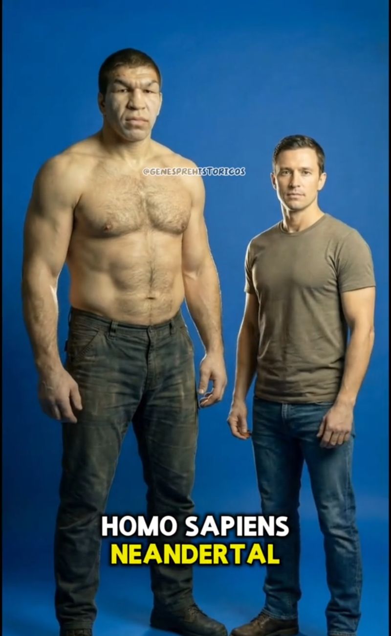 La differenza tra il sapiens e il Neanderthal in termini di altezza 
