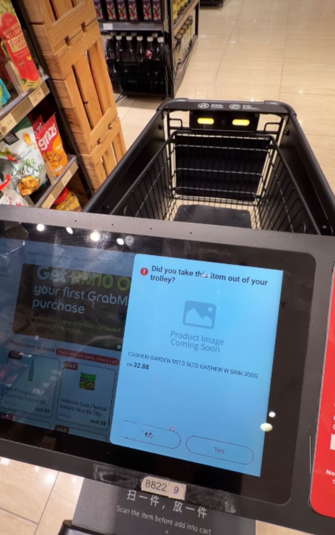 carrello supermercato malesia