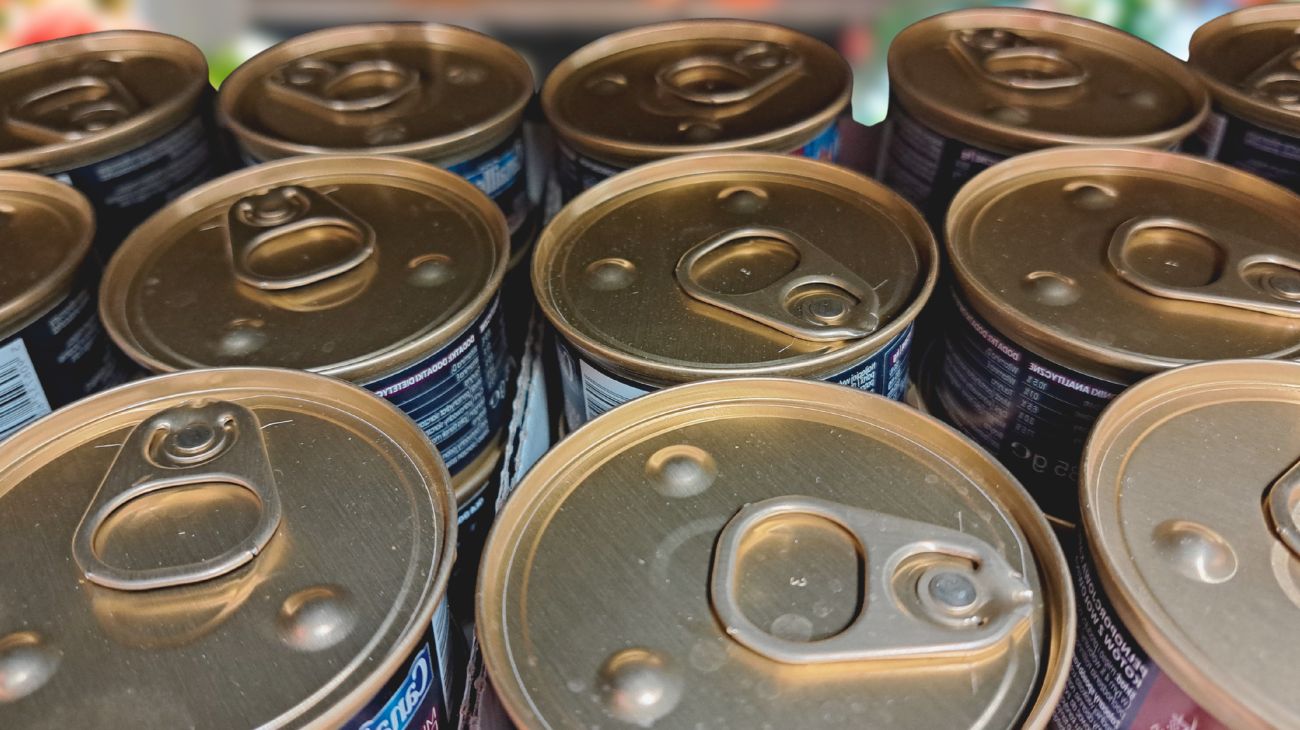 lattine al supermercato