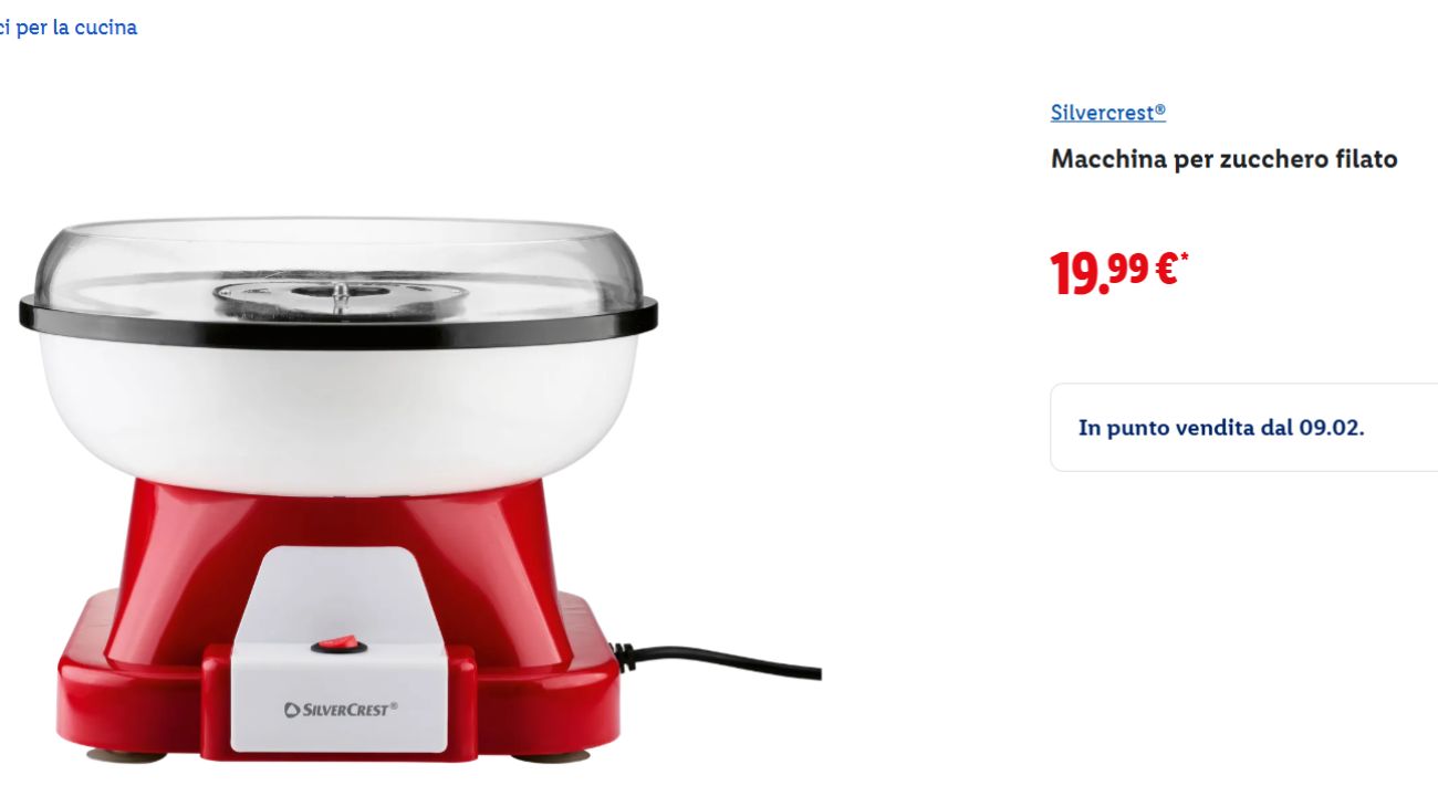 macchina per lo zucchero filato