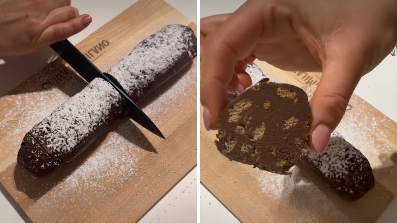 salame di cioccolato light