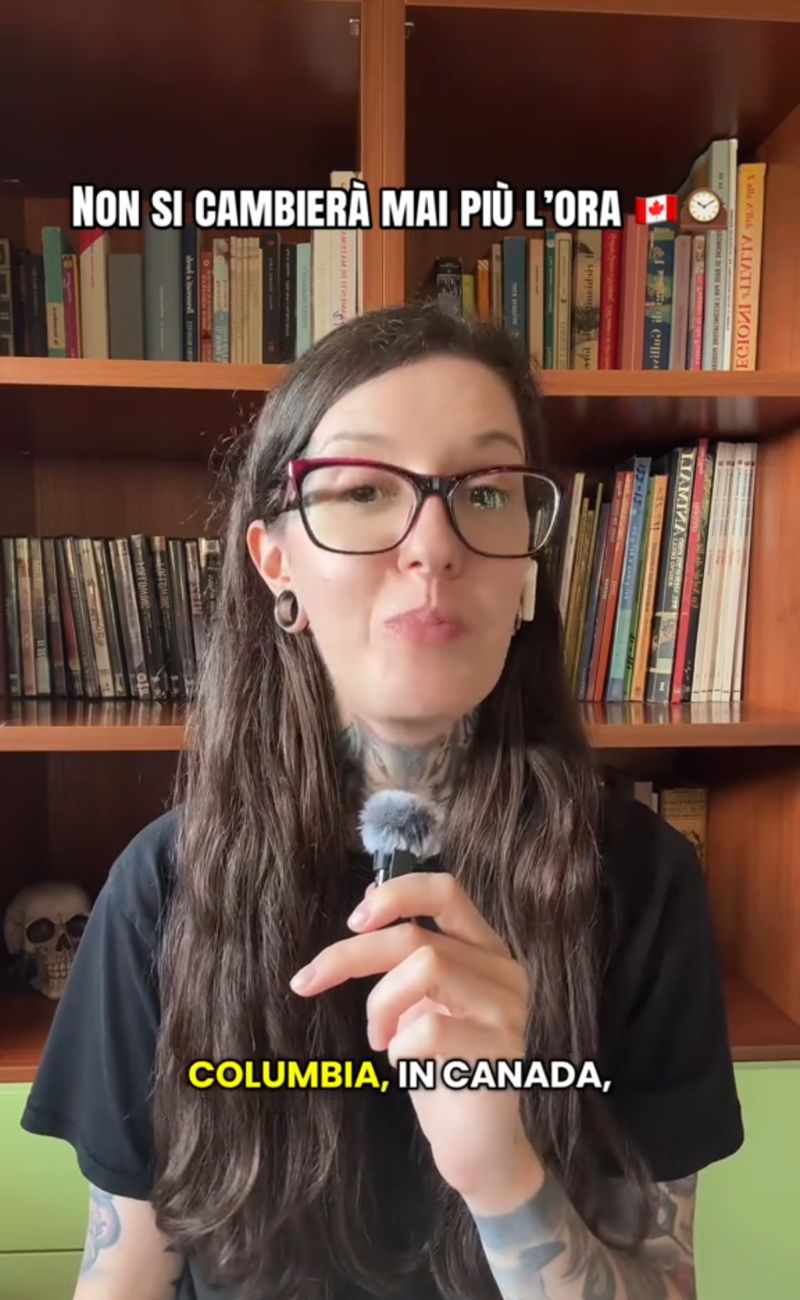 Anthea ha spiegato che la British Colombia si unirà alla lunga lista di territori dove non c'è più il cambio d'ora.