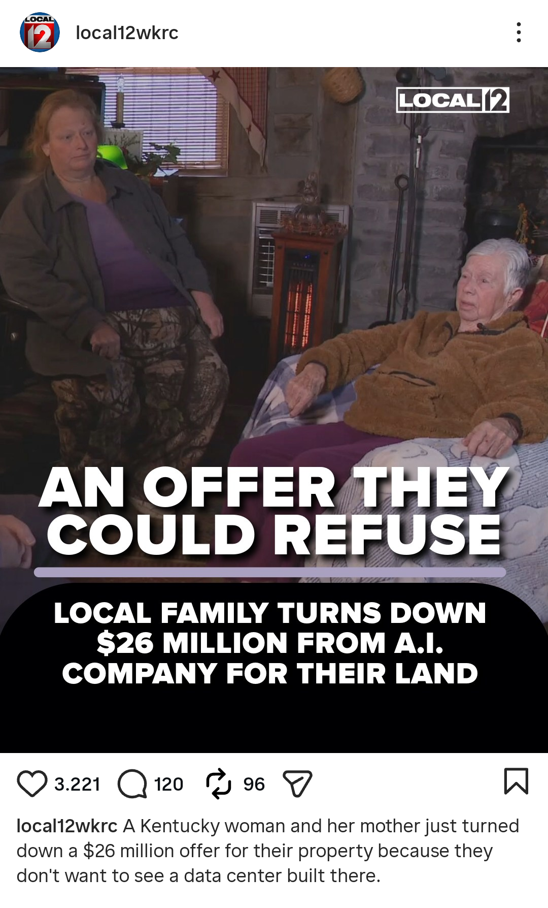 La vicenda della famiglia che ha rifiutato 26 milioni di dollari ha fatto parlare l'America intera.