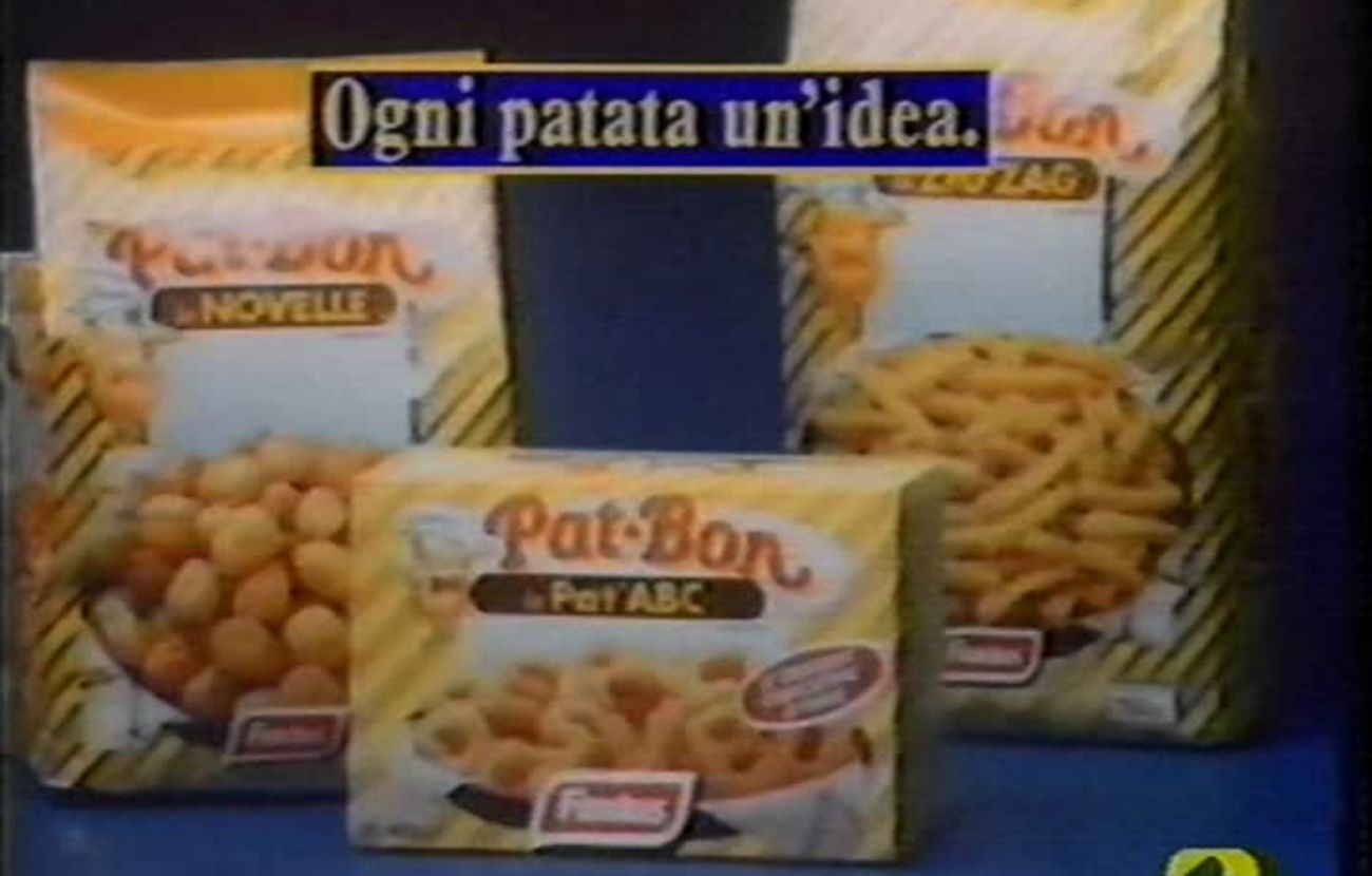 Le Pat Bon della Findus nello spot degli Anni '90