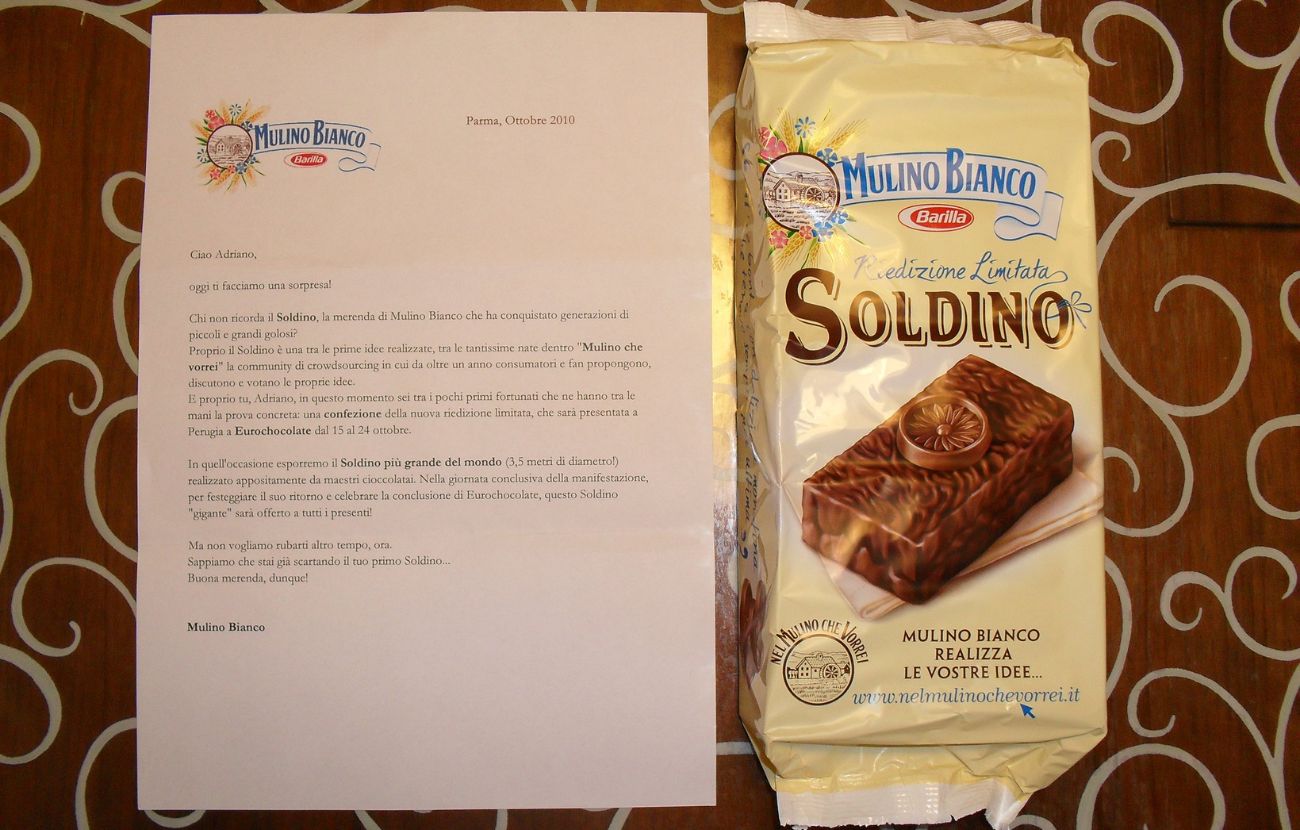 Nel 2010, la Mulino Bianco tornò a produrre in edizione limitata il Soldino. Credits: Adriano Gasparri - flickr.com