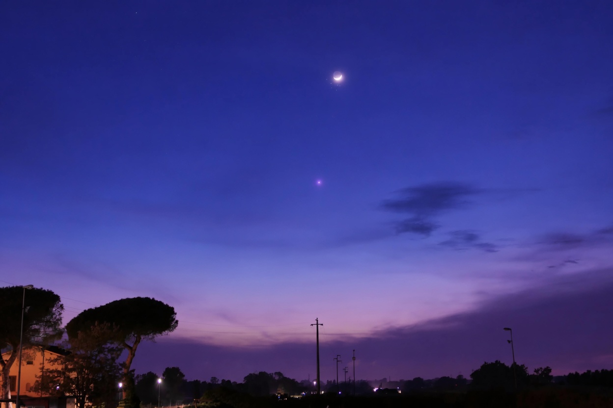 Congiunzione Luna Venere