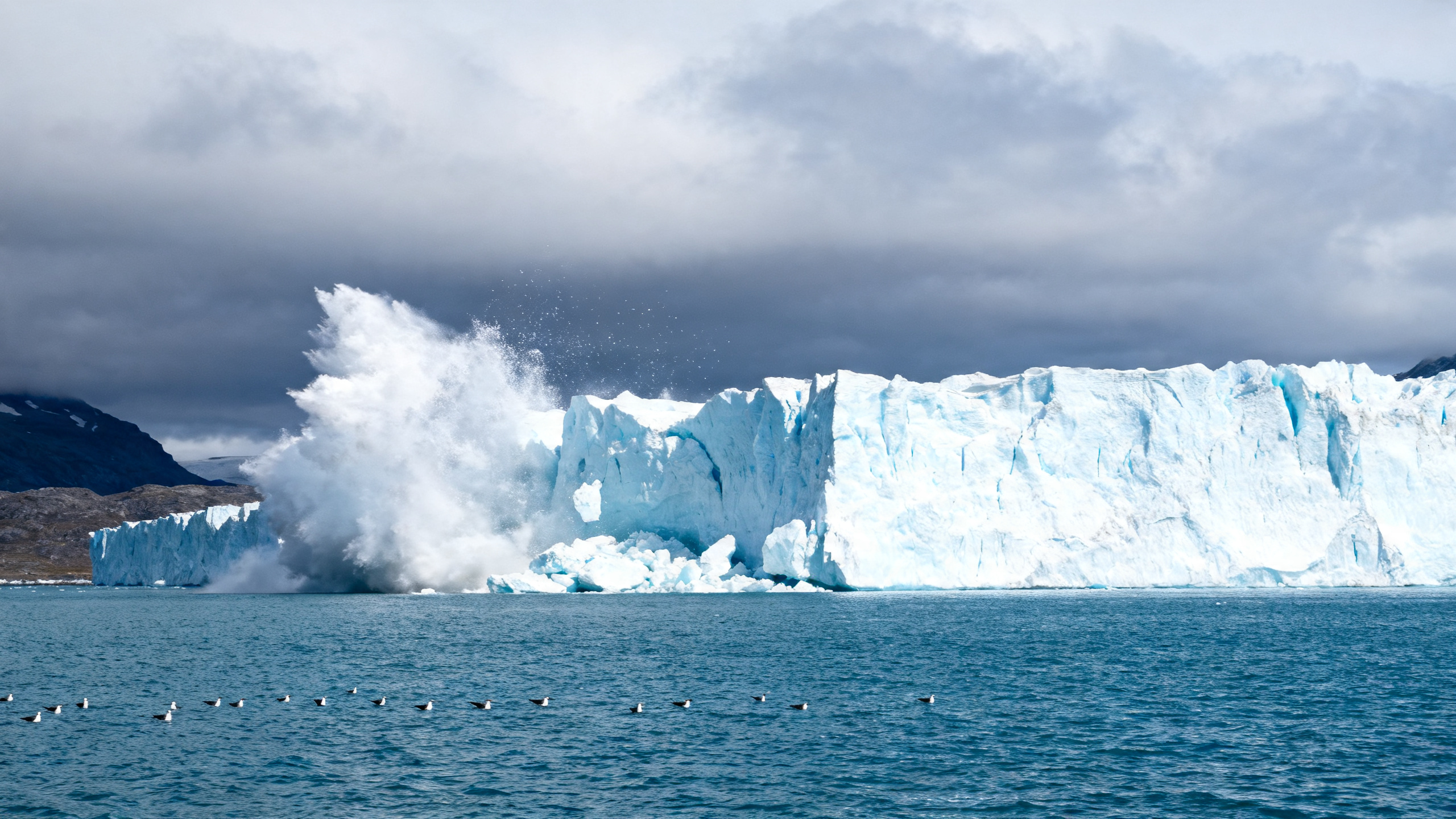Ghiacciaio scioglimento Terra rallenta giorni