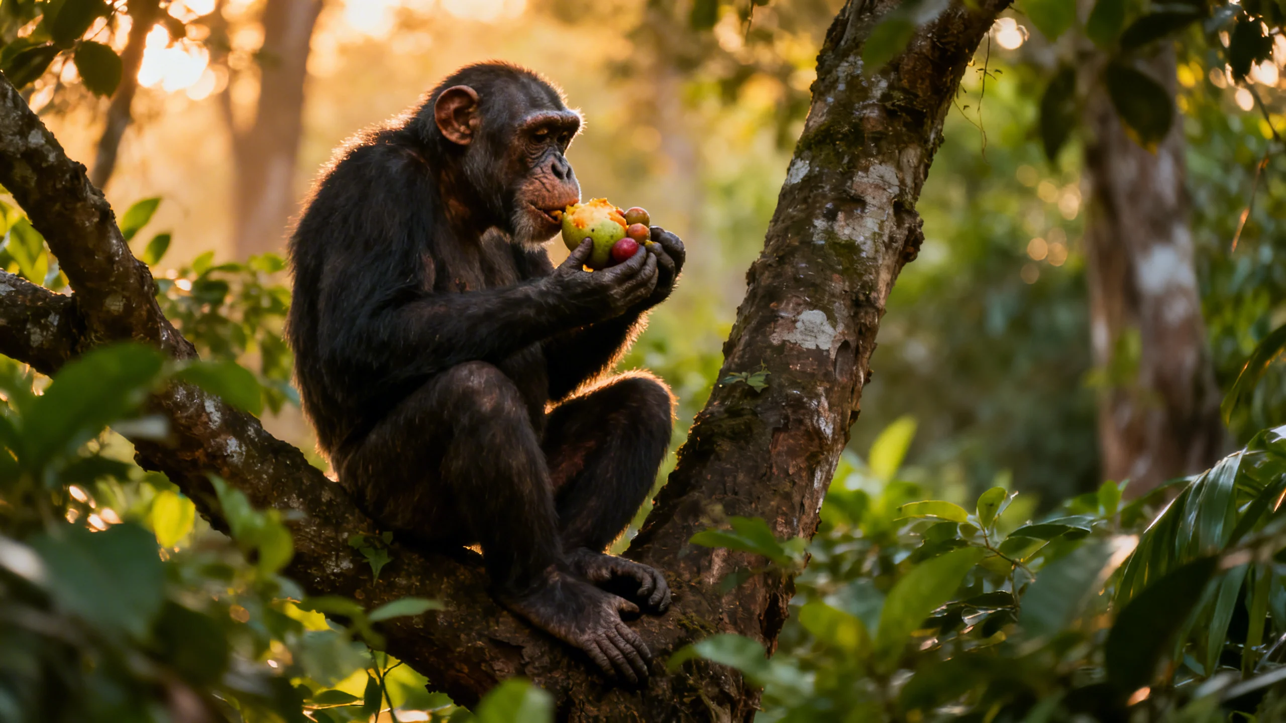 Gli scimpanzé consumano alcol ogni giorno e non si ubriacano mai